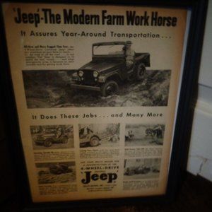 1950s Jeep Ad